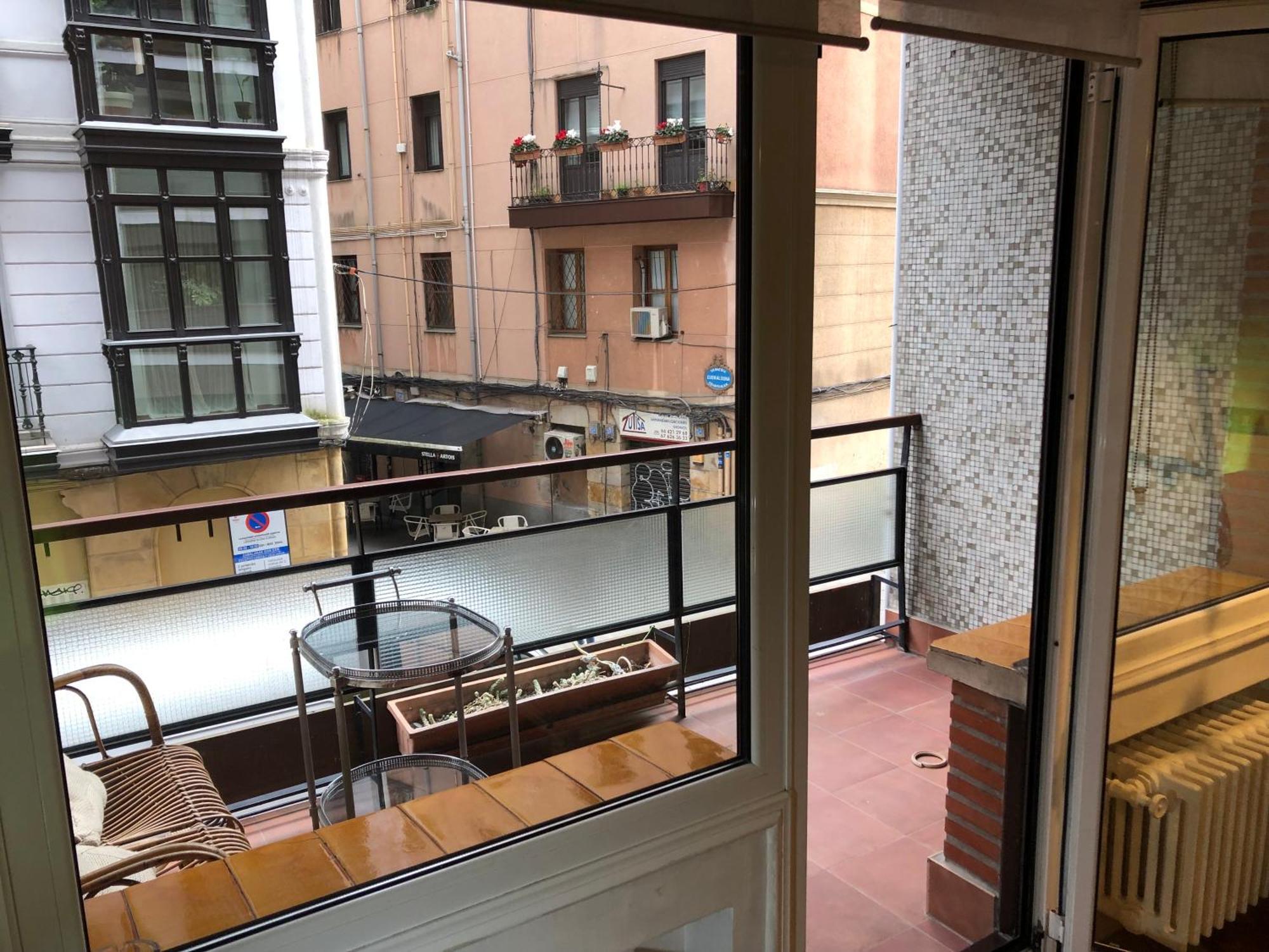 Suite En Apartamento Privado Terraza Centro Bilbau Exterior foto
